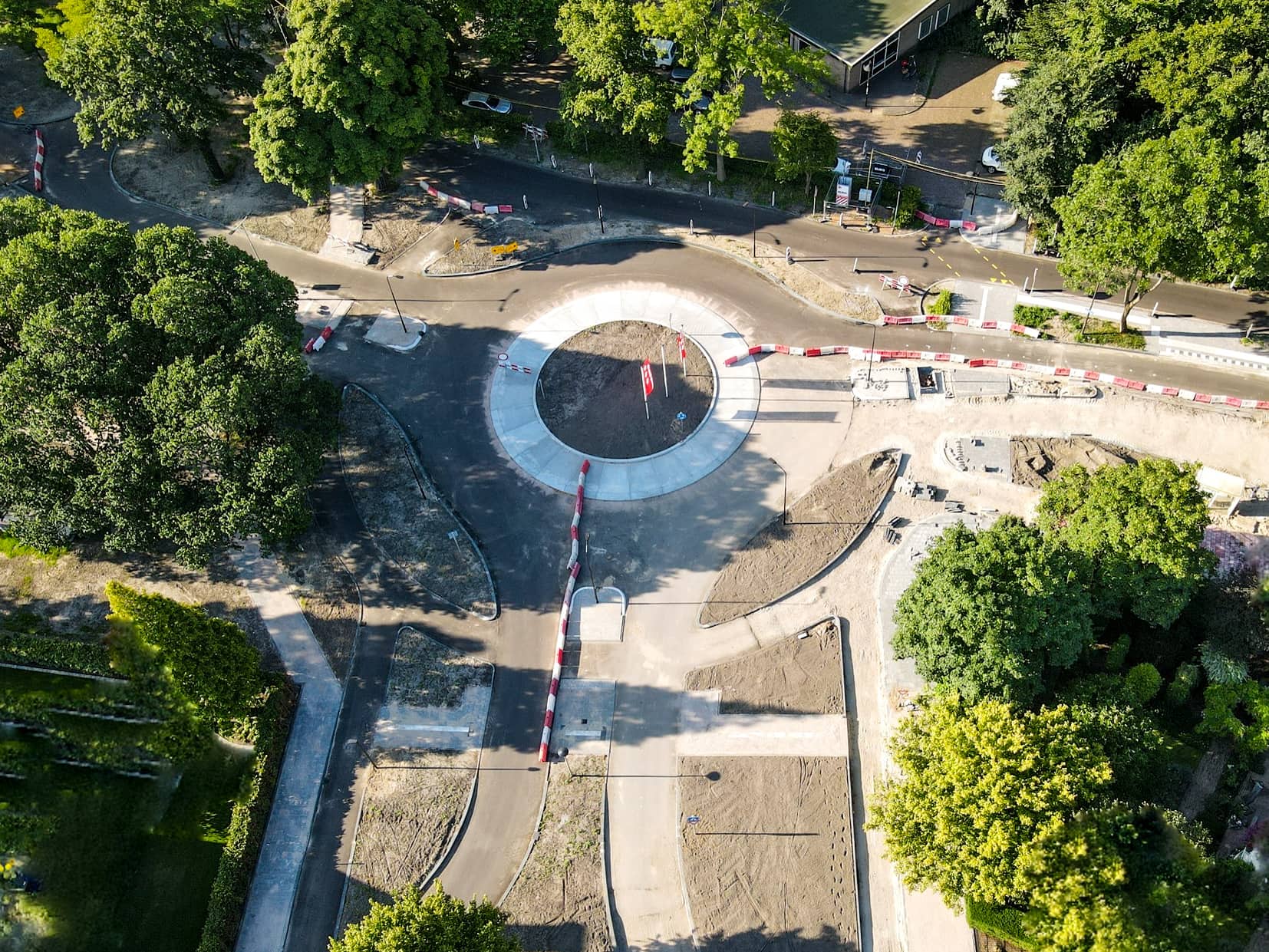 Kruispunt maakt plaats voor rotonde op Westerhoutplein Beverwijk