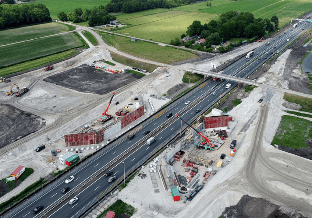 Nieuwe aansluiting op de A28 | Project H2O Wezep